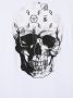 Philipp Plein Junior T-shirt met doodskopprint Wit - Thumbnail 3