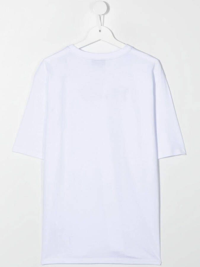 Philipp Plein Junior T-shirt met logo Wit