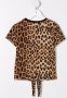 Philipp Plein Junior T-shirt met luipaardprint Bruin - Thumbnail 2