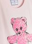 Philipp Plein Junior T-shirt met teddybeerprint Roze - Thumbnail 3