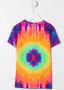 Philipp Plein Junior T-shirt met tie-dye print Paars - Thumbnail 2