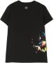 Philipp Plein Junior T-shirt met verfspatten Zwart - Thumbnail 2