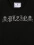 Philipp Plein Junior T-shirt verfraaid met kristallen Zwart - Thumbnail 3
