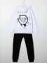 Philipp Plein Junior Trainingspak met logoprint Zwart - Thumbnail 2