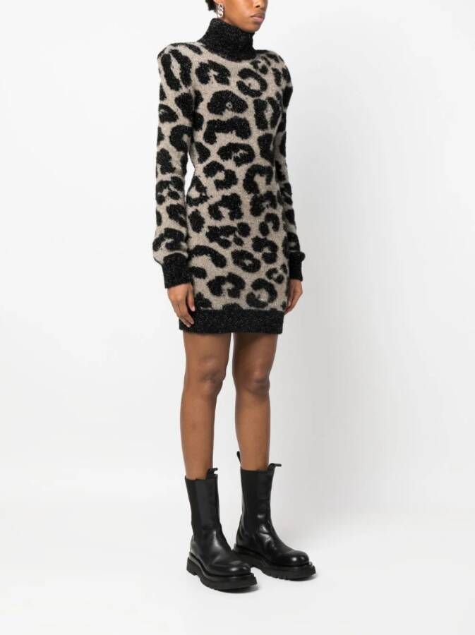 Philipp Plein Jurk met print Zwart