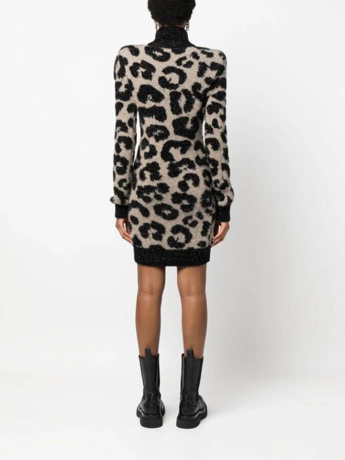 Philipp Plein Jurk met print Zwart