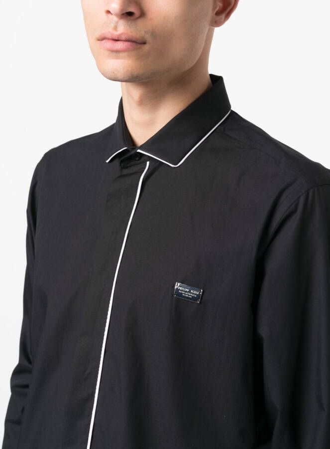 Philipp Plein Katoenen overhemd Zwart