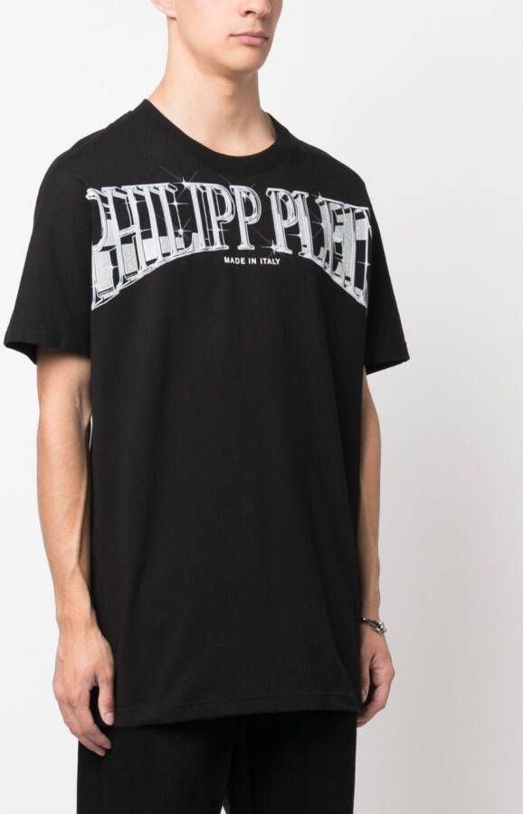 Philipp Plein Katoenen T-shirt Zwart