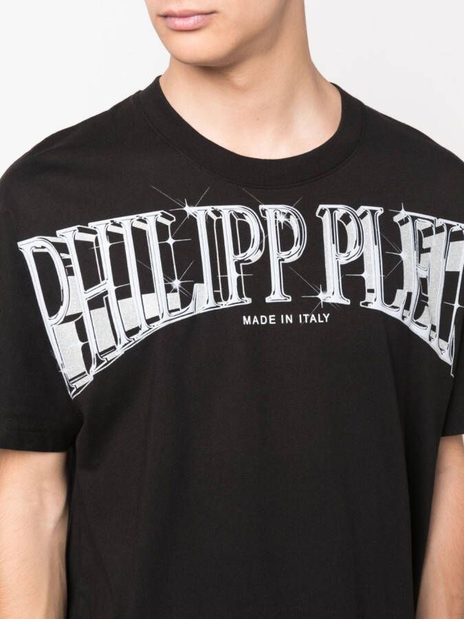 Philipp Plein Katoenen T-shirt Zwart