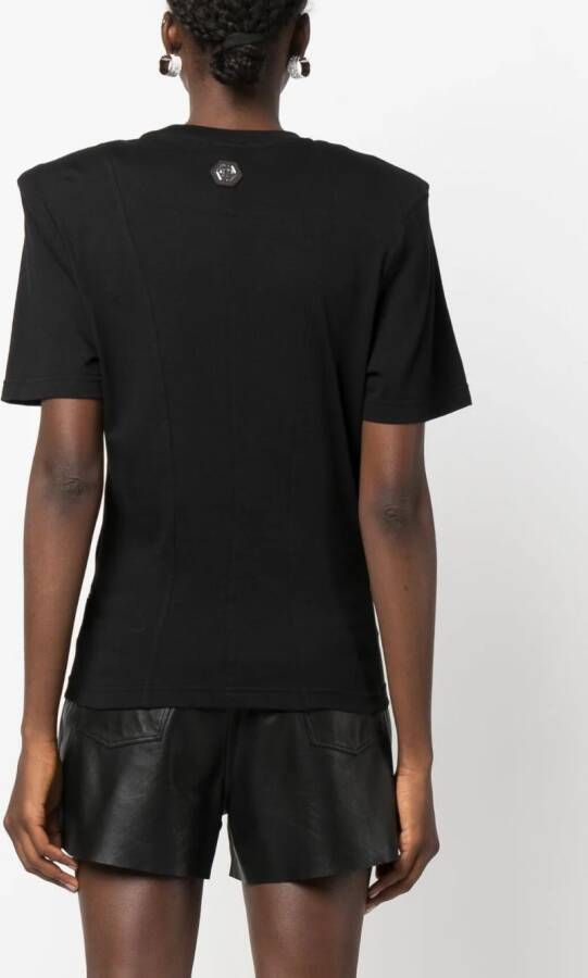 Philipp Plein Katoenen T-shirt Zwart