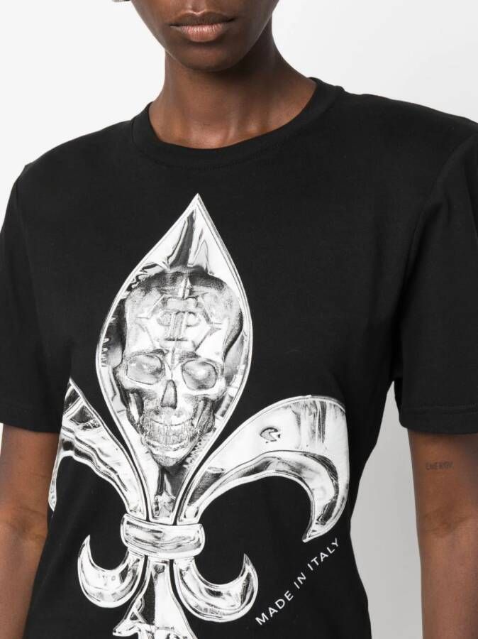 Philipp Plein Katoenen T-shirt Zwart