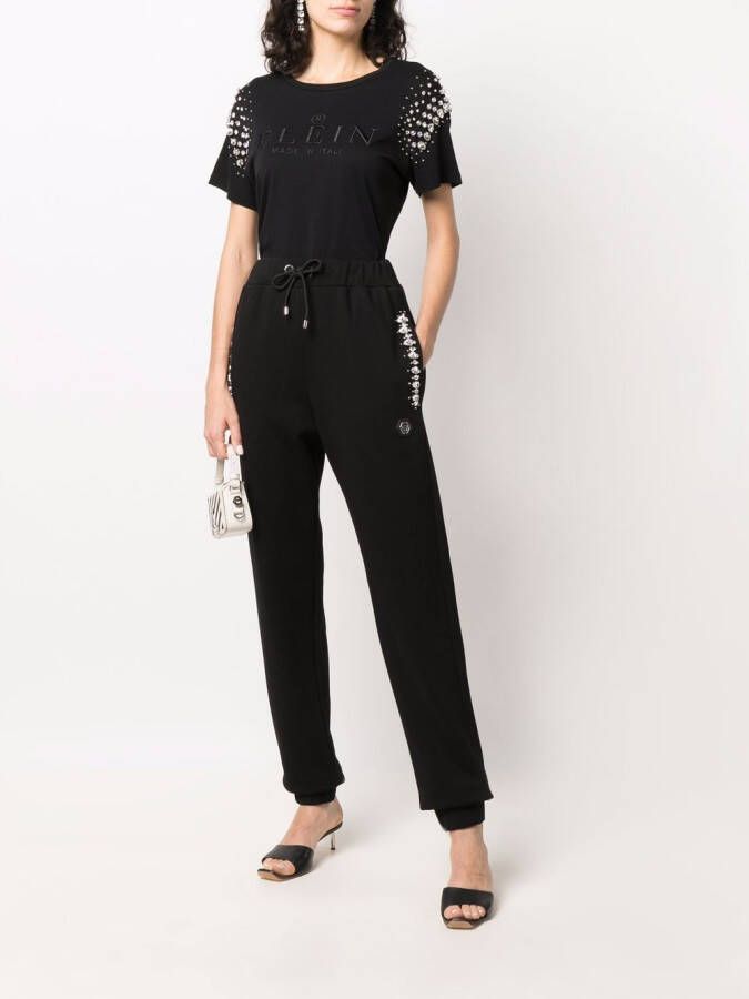 Philipp Plein Katoenen T-shirt Zwart