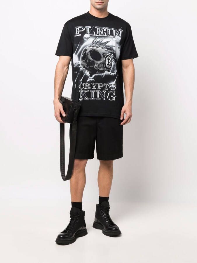 Philipp Plein Katoenen T-shirt Zwart