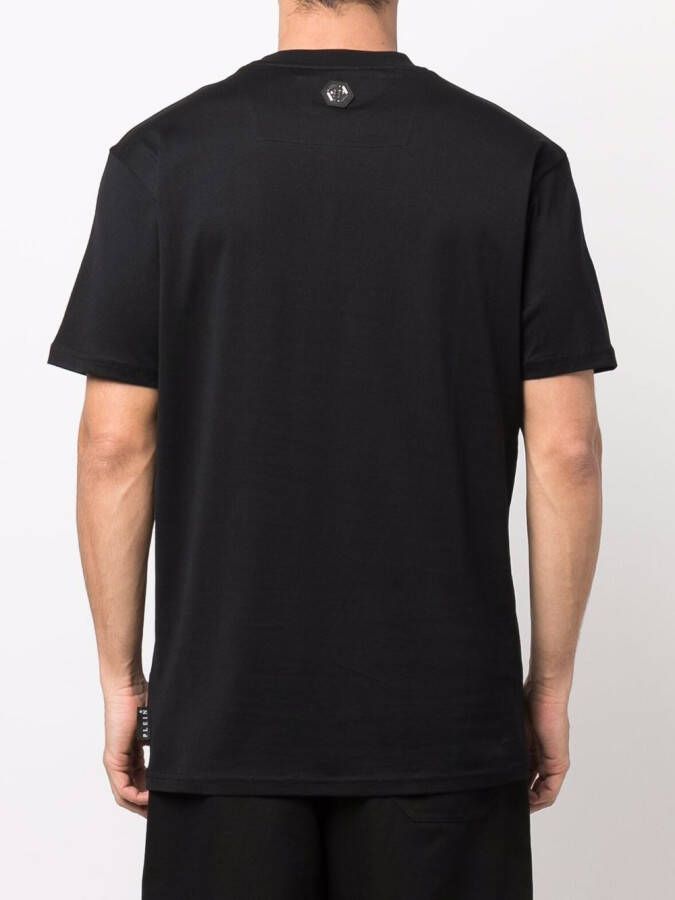 Philipp Plein Katoenen T-shirt Zwart