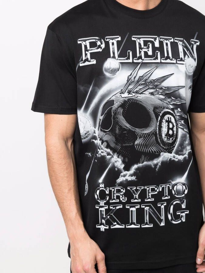 Philipp Plein Katoenen T-shirt Zwart