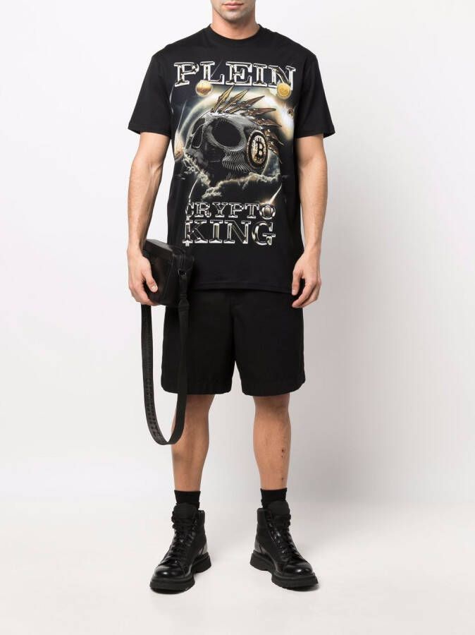 Philipp Plein Katoenen T-shirt Zwart