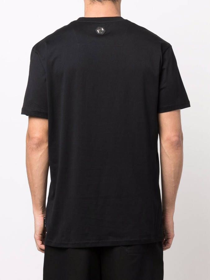 Philipp Plein Katoenen T-shirt Zwart