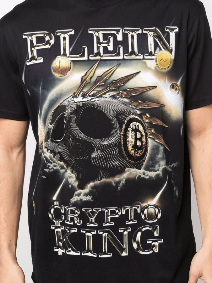 Philipp Plein Katoenen T-shirt Zwart