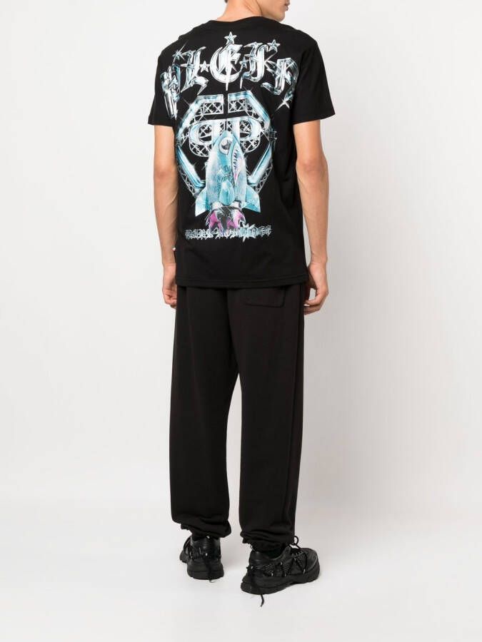 Philipp Plein Katoenen T-shirt Zwart
