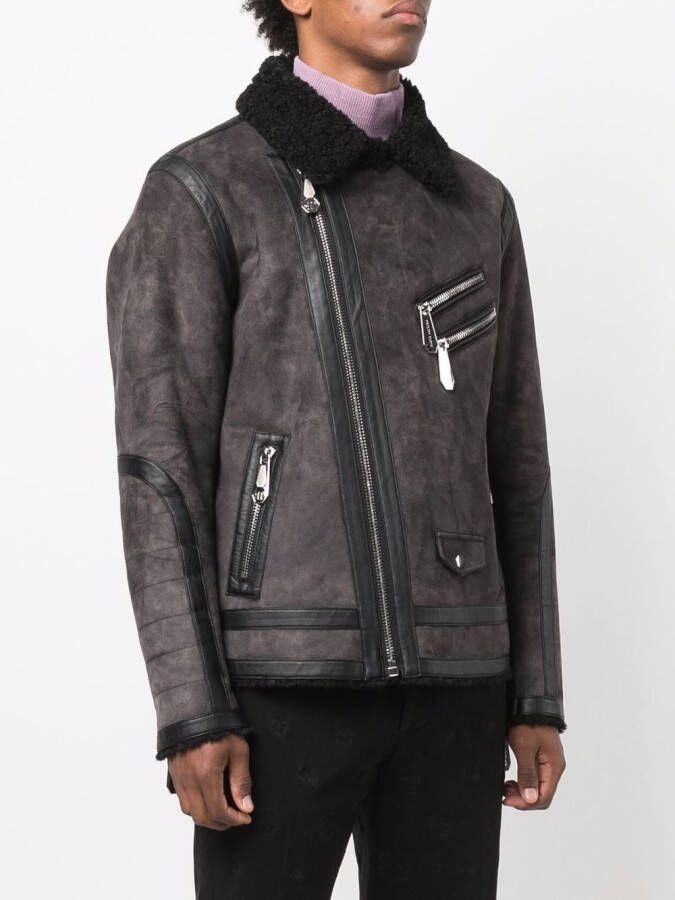 Philipp Plein Lammy bikerjack Zwart