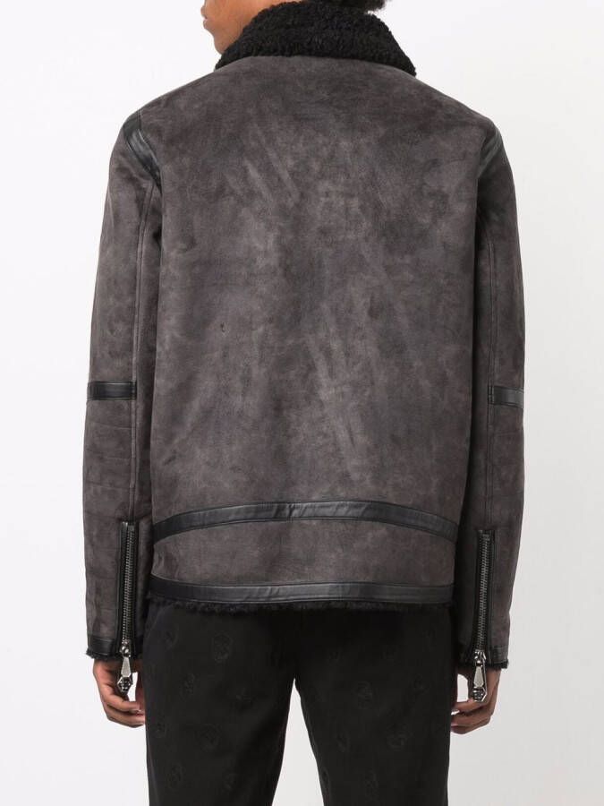 Philipp Plein Lammy bikerjack Zwart