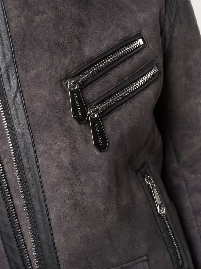 Philipp Plein Lammy bikerjack Zwart