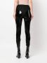 Philipp Plein Legging met contrasterend vlak Zwart - Thumbnail 4