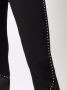 Philipp Plein Legging met doorzichtige vlakken dames Polyester Spandex Elastane Viscose XL Zwart - Thumbnail 4