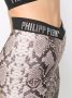 Philipp Plein Legging met slangenleerprint Bruin - Thumbnail 5