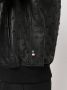 Philipp Plein Leren bomberjack Zwart - Thumbnail 5
