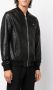 Philipp Plein Leren bomberjack Zwart - Thumbnail 3