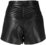 Philipp Plein Leren shorts Zwart - Thumbnail 2