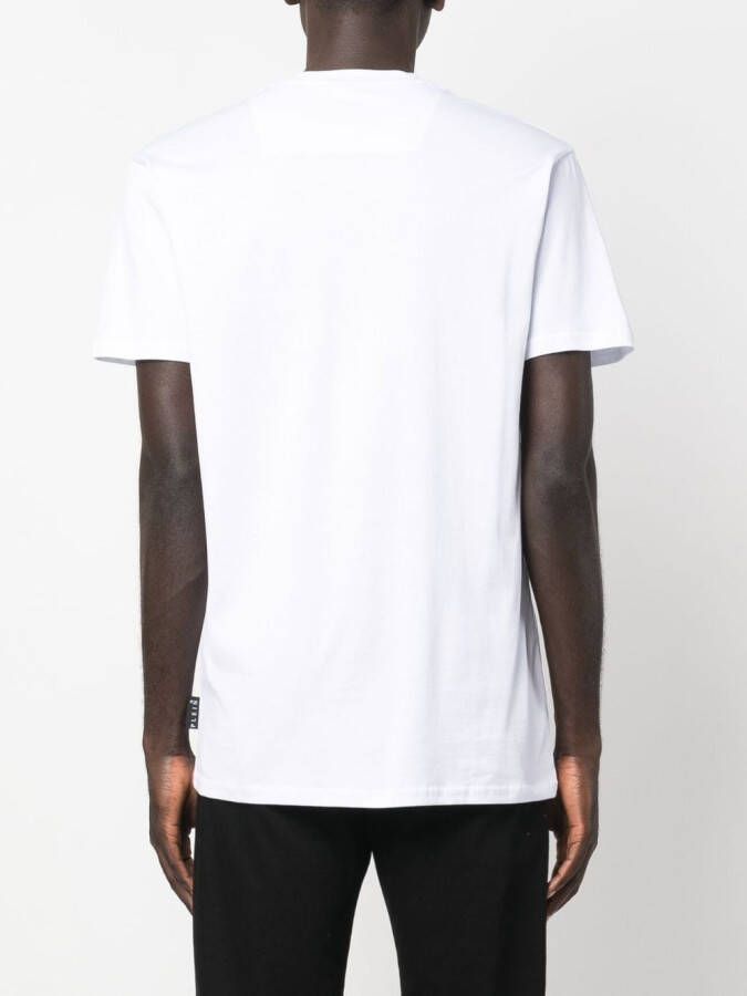 Philipp Plein T-shirt met logopatch Wit