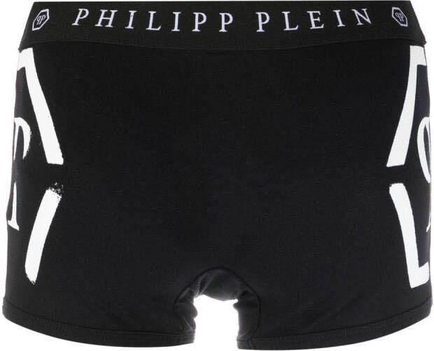 Philipp Plein Boxershorts met logoprint Zwart