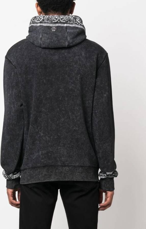 Philipp Plein Hoodie met logoprint Zwart