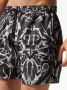 Philipp Plein Zwembroek met logoprint Zwart - Thumbnail 2