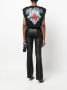 Philipp Plein Cropped T-shirt Zwart - Thumbnail 2