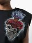 Philipp Plein Cropped T-shirt Zwart - Thumbnail 5