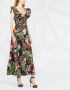 Philipp Plein Maxi-jurk met bloemenprint Zwart - Thumbnail 2