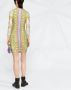 Philipp Plein Mini-jurk met barokprint Groen - Thumbnail 3