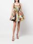 Philipp Plein Mini-jurk met bloemenprint Geel - Thumbnail 2
