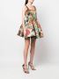 Philipp Plein Mini-jurk met bloemenprint Geel - Thumbnail 3