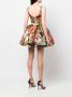 Philipp Plein Mini-jurk met bloemenprint Geel - Thumbnail 4