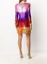 Philipp Plein Mini-jurk met colourblocking Roze - Thumbnail 4
