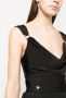 Philipp Plein Mini-jurk met gedrapeerde hals Zwart - Thumbnail 5