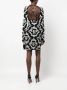 Philipp Plein Mini-jurk met jacquard Zwart - Thumbnail 2