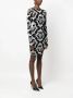 Philipp Plein Mini-jurk met jacquard Zwart - Thumbnail 4