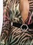 Philipp Plein Mini-jurk met jungleprint Roze - Thumbnail 5
