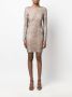 Philipp Plein Mini-jurk met print Beige - Thumbnail 3