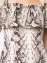 Philipp Plein Mini-jurk met pythonprint Beige - Thumbnail 5